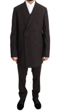 Load image into Gallery viewer, Dolce & Gabbana Elegant Bordeaux Polka Dot Wool Suit