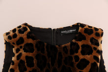 Load image into Gallery viewer, Dolce & Gabbana Sleeveless Leopard Mini Sheath Dress