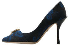 Load image into Gallery viewer, Dolce & Gabbana Elegant Blue Crystal Embellished Pumps