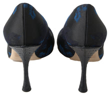 Load image into Gallery viewer, Dolce & Gabbana Elegant Blue Crystal Embellished Pumps