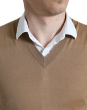 Load image into Gallery viewer, Dolce & Gabbana Brown Wool Sleeveless Pullover Sweater
