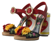Load image into Gallery viewer, Dolce & Gabbana Elegant Ankle Strap Sandals with Crystal Buckle