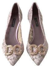 Load image into Gallery viewer, Dolce & Gabbana Elegant Pink Crystal Embellished Heels