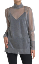 Load image into Gallery viewer, Dolce & Gabbana Elegant Gray Long Sleeve Mesh Top