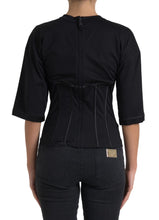 Load image into Gallery viewer, Dolce & Gabbana Timeless Black Silk Blend Corset Top
