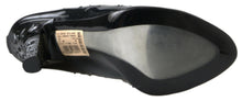 Load image into Gallery viewer, Dolce & Gabbana Elegant Black Crystal Cinderella Pumps