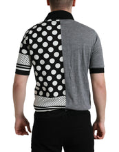 Load image into Gallery viewer, Dolce & Gabbana Black White Jumper Cardigan Polo Sweater