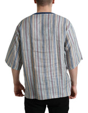Load image into Gallery viewer, Dolce & Gabbana Multicolor Agosto Print Linen T-shirt