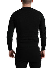 Load image into Gallery viewer, Dolce & Gabbana Black Silk Crew Neck Men Pullover Sweater