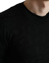 Load image into Gallery viewer, Dolce & Gabbana Black Silk Crew Neck Men Pullover Sweater
