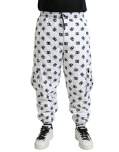 Load image into Gallery viewer, Dolce & Gabbana White Logo DG Print Men Jogger Sweatpants Pants