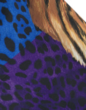 Load image into Gallery viewer, Dolce & Gabbana Black Blue Leopard Print Trouser Jogger Pants