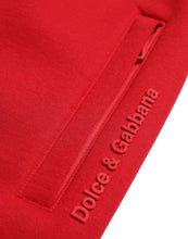Load image into Gallery viewer, Dolce & Gabbana Red Cotton Blend Skinny Jogger Pants