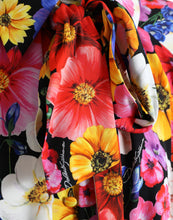 Load image into Gallery viewer, Dolce & Gabbana Multicolor Floral Ascot Collared Blouse Top