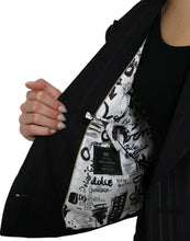 Load image into Gallery viewer, Dolce & Gabbana Black Striped SICILIA Double Breasted Jacket