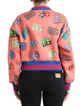 Load image into Gallery viewer, Dolce & Gabbana Salmon Pink Logo Print Sweatshirt Sweater