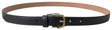 Load image into Gallery viewer, Dolce & Gabbana Elegant Italian Leather Belt with Metal Buckle