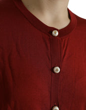 Load image into Gallery viewer, Dolce & Gabbana Multicolor Cardigan Color Block Silk Crewneck Sweater