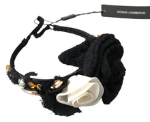 Load image into Gallery viewer, Dolce & Gabbana Elegant Crystal-Embellished Silk Diadem