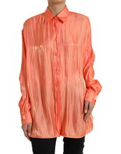 Load image into Gallery viewer, Dolce & Gabbana Peach Long Sleeve Button Down Blouse Top
