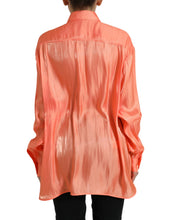 Load image into Gallery viewer, Dolce & Gabbana Peach Long Sleeve Button Down Blouse Top