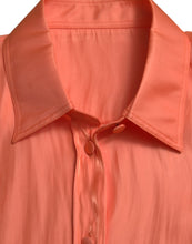 Load image into Gallery viewer, Dolce & Gabbana Peach Long Sleeve Button Down Blouse Top