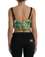 Load image into Gallery viewer, Dolce & Gabbana Multicolor Floral Sleeveless Cropped Top