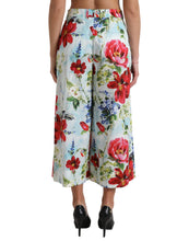 Load image into Gallery viewer, Dolce & Gabbana Multicolor Floral High Waist Wide Leg Pants