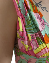 Load image into Gallery viewer, Dolce & Gabbana Multicolor Floral Silk A-Line Dress