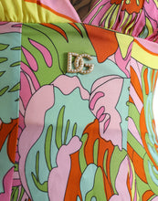 Load image into Gallery viewer, Dolce & Gabbana Multicolor Floral Silk A-Line Dress