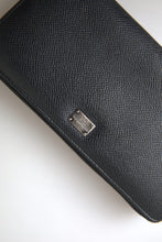 Load image into Gallery viewer, Dolce & Gabbana Elegant Black Leather Zip Wallet