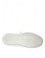 Load image into Gallery viewer, Dolce & Gabbana Silver Leather Benelux High Top Sneakers Shoes