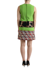 Load image into Gallery viewer, Dolce & Gabbana Chic Apple Green Shift Dress