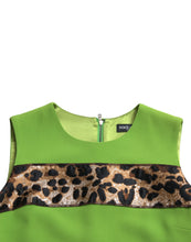 Load image into Gallery viewer, Dolce & Gabbana Chic Apple Green Shift Dress