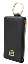 Load image into Gallery viewer, Dolce & Gabbana Elegant Black Leather Cardholder with Zip Detail
