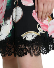 Load image into Gallery viewer, Dolce & Gabbana Enchanting Floral A-Line Dress with Sequined Detail
