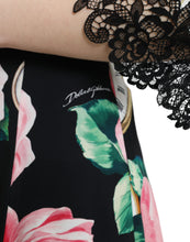 Load image into Gallery viewer, Dolce & Gabbana Enchanting Floral A-Line Dress with Sequined Detail