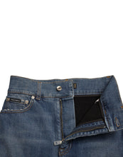 Load image into Gallery viewer, Dolce & Gabbana Black Blue Cotton High Waist PRETTY Denim Pants