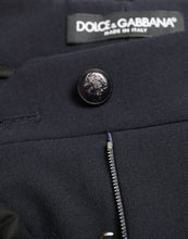 Load image into Gallery viewer, Dolce & Gabbana Blue Mid Waist Tapered Cropped Pants