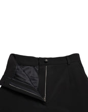 Load image into Gallery viewer, Dolce & Gabbana Black Wool Stretch High Waist Skinny Pants
