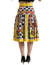 Load image into Gallery viewer, Dolce & Gabbana Elegant High Waist A-Line Midi Skirt