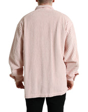 Load image into Gallery viewer, Dolce & Gabbana Pink Cotton Collared Button Shirt Sweater
