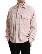 Load image into Gallery viewer, Dolce & Gabbana Pink Cotton Collared Button Shirt Sweater