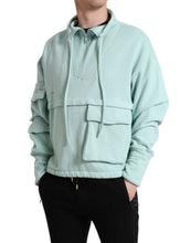 Load image into Gallery viewer, Dolce & Gabbana Mint Green Cotton Pockets Pullover Sweater
