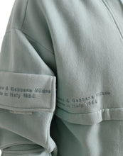 Load image into Gallery viewer, Dolce & Gabbana Mint Green Cotton Pockets Pullover Sweater