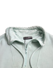 Load image into Gallery viewer, Dolce & Gabbana Mint Green Cotton Pockets Pullover Sweater