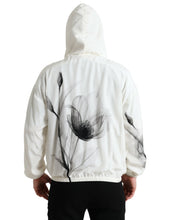 Load image into Gallery viewer, Dolce & Gabbana White Floral Print Hooded Pullover Sweater