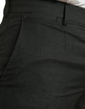 Load image into Gallery viewer, Dolce & Gabbana Dark Gray Stretch Slim Formal Pants