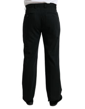 Load image into Gallery viewer, Dolce & Gabbana Black Wool Formal Straight Fit Dress Pants