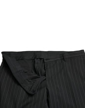 Load image into Gallery viewer, Dolce & Gabbana Black Striped slim fit Formal Pants